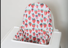 Load image into Gallery viewer, IKEA Antilop Highchair Strawberry Heart Cushion Cover
