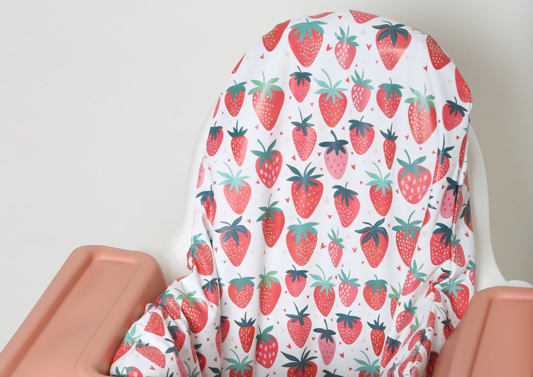 IKEA Antilop Highchair Strawberry Heart Cushion Cover