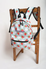 Load image into Gallery viewer, Personalised Strawberry Daisy Patterned Children&#39;s Backpack
