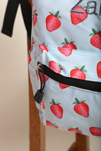 Load image into Gallery viewer, Personalised Strawberry Patterned Children&#39;s Backpack
