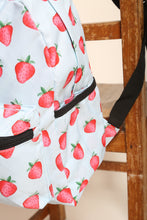 Load image into Gallery viewer, Personalised Strawberry Patterned Children&#39;s Backpack
