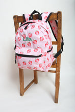 Load image into Gallery viewer, Personalised Strawberry Patterned Children&#39;s Backpack
