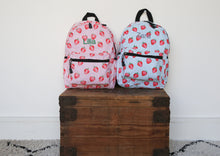 Load image into Gallery viewer, Personalised Strawberry Patterned Children&#39;s Backpack
