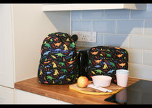 Load image into Gallery viewer, Personalised Dinosaur Patterned Children&#39;s Backpack + Lunch Box Bag Set
