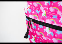 Load image into Gallery viewer, Personalised Unicorn Patterned Children&#39;s Backpack
