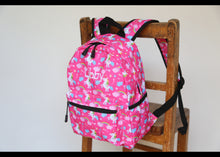 Load image into Gallery viewer, Personalised Unicorn Patterned Children&#39;s Backpack
