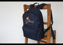 Load image into Gallery viewer, Personalised Kite Embroidered Children&#39;s Backpack
