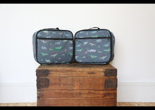 Load image into Gallery viewer, Personalised Dinosaur Patterned Children&#39;s Lunch Box Bag
