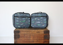 Load image into Gallery viewer, Personalised Dinosaur Patterned Children&#39;s Lunch Box Bag
