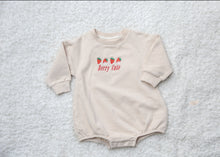 Load image into Gallery viewer, Personalised Berry Cute Strawberry Romper and Lounge Set
